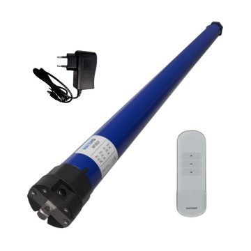 Motor de persiana con mando y batería de litio AMT35BE- Eje 40MM