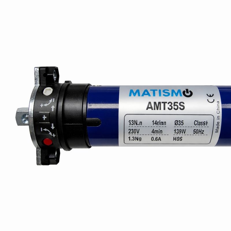MATISMO AMT35S Motor persiana para eje de 40 mm de 13 Nm - Levanta hasta 31 Kg