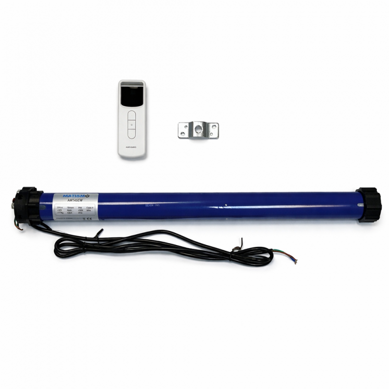 Motor persiana con mando a distancia y wifi integrado AMT45EW - Compatible Smart Life o Tuya