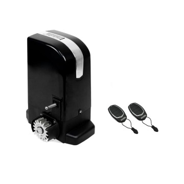 Kit motor puerta corredera Bravo - 500 Kg - Central, fotocelulas y dos mandos