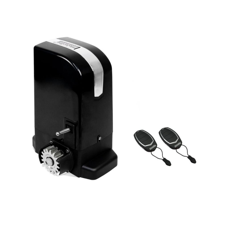 Kit motor puerta corredera Bravo - 500 Kg - Central, fotocelulas y dos mandos