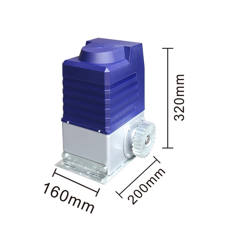 Kit motor puerta corredera AMC2000 - 2000 Kg - Central, cremallera, fotocélulas y tres mandos