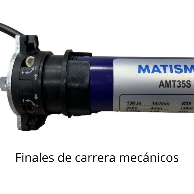MATISMO AMT35S Motor persiana para eje de 40 mm de 13 Nm - Levanta hasta 31  Kg