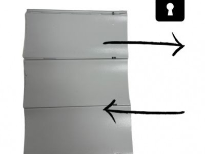 Persianas aluminio cosidas